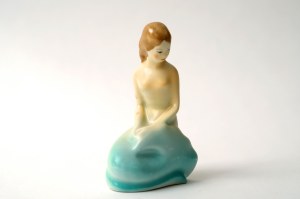 Porcelain figurine - ,,Mermaid'' - FP Ćmielów