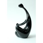UNIKATOWA, Porcelanowa figurka - Kobieta kucająca - WAWEL