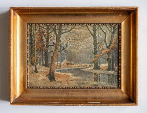 AUTHOR UNKNOWN, Autumn Landscape, 19th-20th century