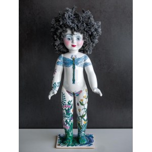 Anna STRZELCZYK, Porcelanowa lalka z afro