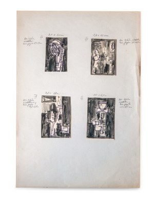 Prof. Bohdan Borowski (1923-1989), Set of sketches