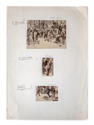 Prof. Bohdan Borowski (1923-1989), Set of sketches