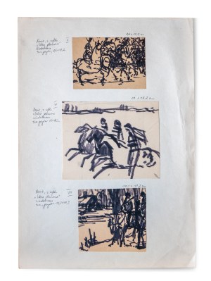 Prof. Bohdan Borowski (1923-1989), Set of sketches