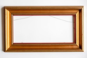 Wooden frame, 19th/20th century