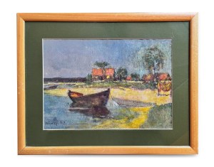 Felix Pawel GĘSTWICKI (1884-1935) Fishing settlement