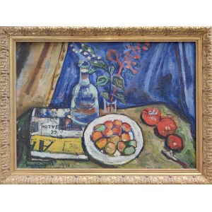 Nathan Grunsweigh (1880-1956), Martwa natura z owocami, 1947
