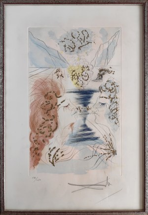 Salvador Dali (1904-1989), The Kiss, 1970s.