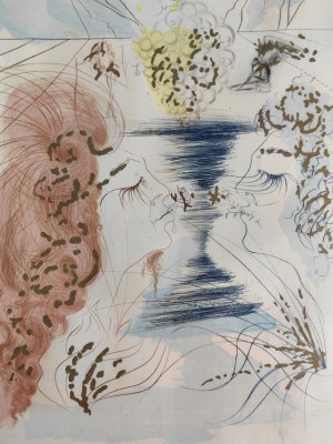 Salvador Dali (1904-1989), The Kiss, 1970s.