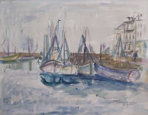 Henri Epstein (1891-1944), Sailboats in the harbor