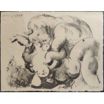 Pablo Picasso (1881-1973), Minotaur (Mitologiczna scena erotyczna), 1967