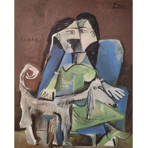 Pablo Picasso (1881-1973), Kobieta z psem