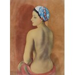Mojżesz Kisling (1891-1953), Akt w turbanie, 1952