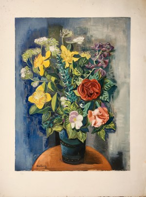 Moses Kisling (1891-1953), Flowers in a Vase