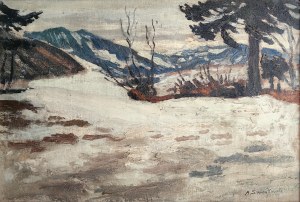Alfred Swieykowski (1869-1953), Landscape from Upper Savoy