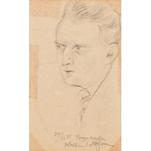 Wlastimil Hofman (1881-1970), Portrait d'un homme, 1935