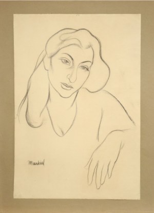 Jakub Markiel (1911-2008), Portrait of a girl