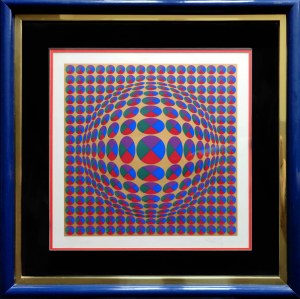 Victor Vasarely (1906-1997), Neptune 3 (Gold)