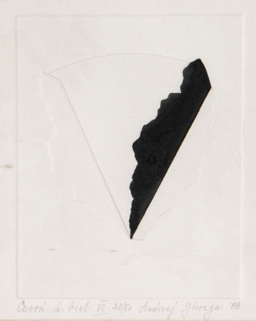 Andrzej Gieraga (ur.1934), Czerń i biel VI, 1988
