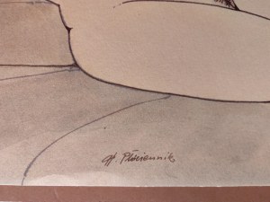 Henryk Plóciennik (1933-2020), Lying Nude
