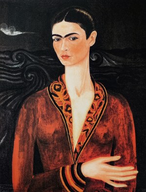 Frida Kahlo (1907-1954), Self-Portrait in a Velvet Dress