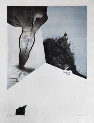Tadeusz Jackowski (b.1936), Susannah and the Old Men I, 1975