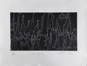 Jerzy Panek (1918-2001), Children of Gdansk, 1971/92