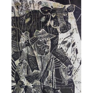 Stefan Suberlak (1930-1994), Na Jarmark, 1952