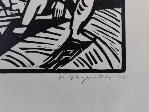 Mieczyslaw Wejman (1912-1997), On the Hill, 1948