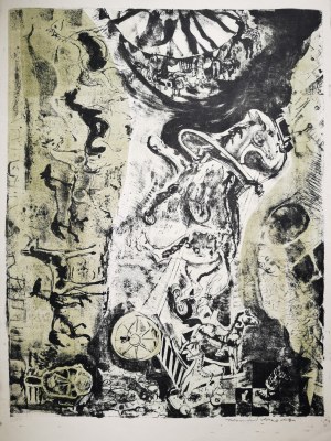 Konrad Srzednicki (1894-1993), Horses, ponies, 1959