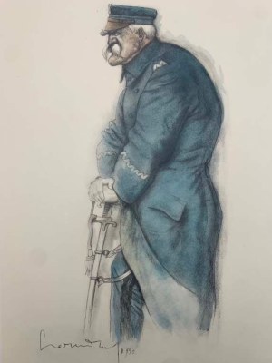 Marshal Pilsudski in 13 caricatures by Zdzislaw Czemanski, 1931