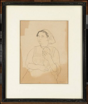 Simon Mondzain (1888-1979), Woman with a Necklace