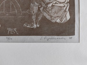 Stanislaw Fijalkowski (1922-2020), The Last Supper according to Dürer, 1978