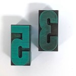 Wooden printing/typing fonts