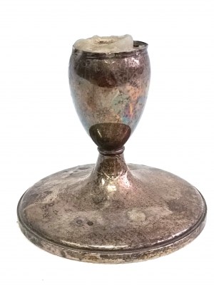 Silver-plated candle holder, Fisher, USA