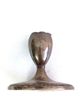 Silver-plated candle holder, Fisher, USA