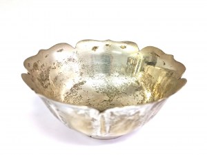 Silver-plated bowl, India