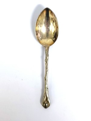 Set of silver-plated mocha spoons