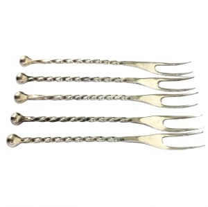 Silver-plated snail forks, WMF, Germany