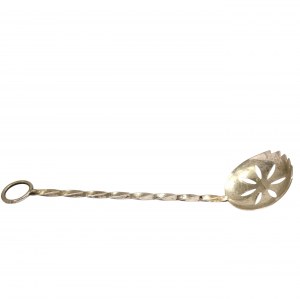 Silver-plated strainer ladle, Fabiora, Paris