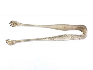 Dragon sugar tongs in new silver, Louis XIV, SFAM, 19th-20th century. France