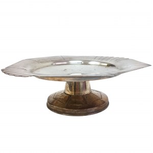 Platerowana patera Art déco, Francja