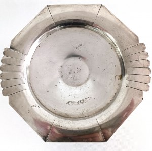 Art déco plated platter, France