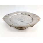 Platerowana patera Art déco, Francja