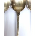 Zestaw posrebrzanych sztućców Art Nouveau, Francja