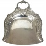 Posrebrzana szufelka do sprzątania okruszków ze stołu, Francja, Victor Saglier, koniec XIX w.