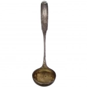 Silver gilt soup ladle, Cracow, 1835-1858