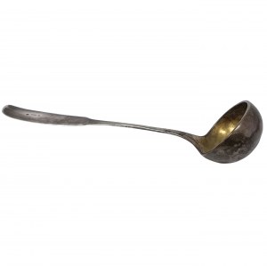 Silver gilt soup ladle, Cracow, 1835-1858