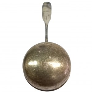 Silver gilt sauce ladle by E. Nitsch, Austria-Hungary, 1886-1918