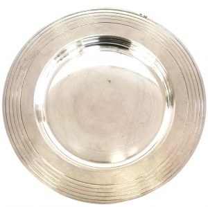 Silver-plated plate, France