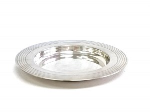 Silver-plated plate, France